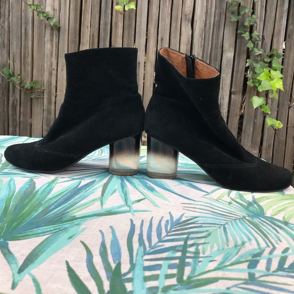 Jeffrey Campbell Shoes - Jeffrey Campbell Boots with Two-Tone Lucite Heels